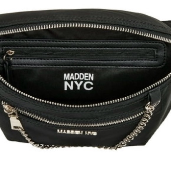 MADDEN NYC WOMANS CHAIN POCKET FANNY PACK & POUCH BRAND NEW WITH TAGS 🔥🔥 - Picture 4 of 5